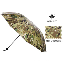 Warchief 25 Inch Military Outdoor Windproof Folding Umbrella in Camo